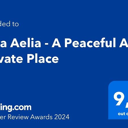 Villa Aelia - A Peaceful And Private Place 阿尔戈斯托利翁 外观 照片